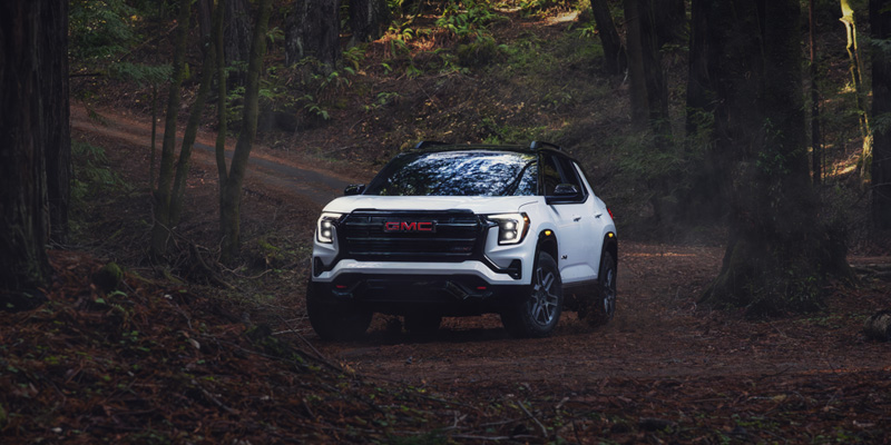 2026 GMC Terrain showcasing off-road capability and rugged design